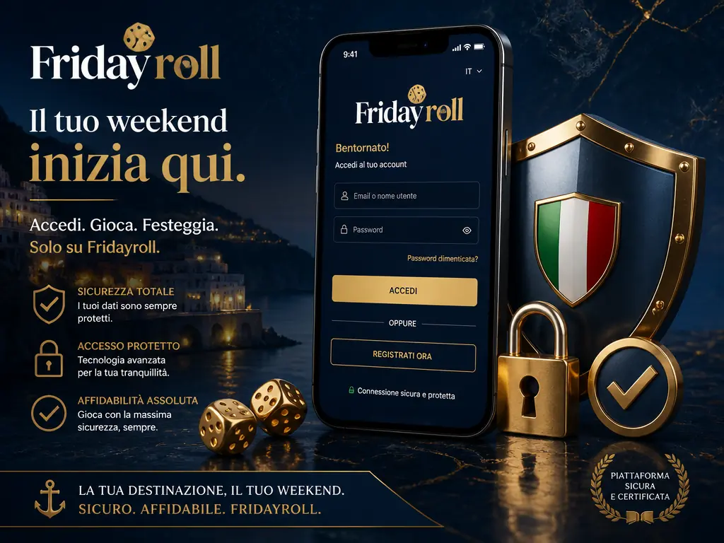 Fridayroll login indirizzo giusto credenziali