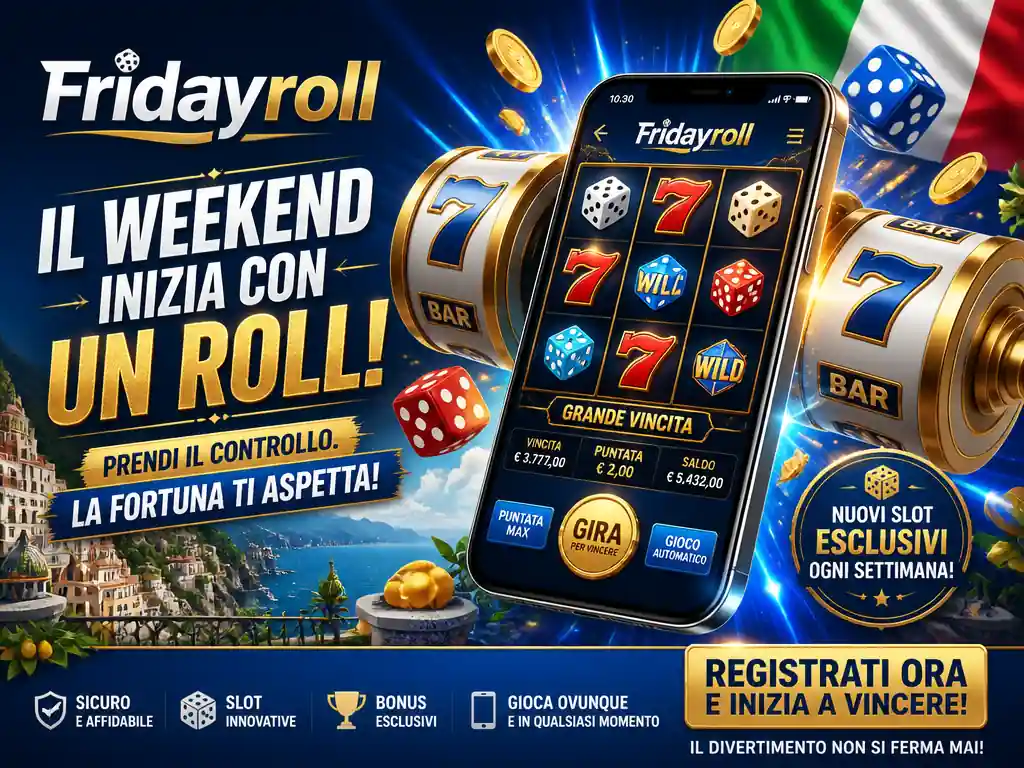 Fridayroll giochi quantità 400 slot RTP 96% ruota